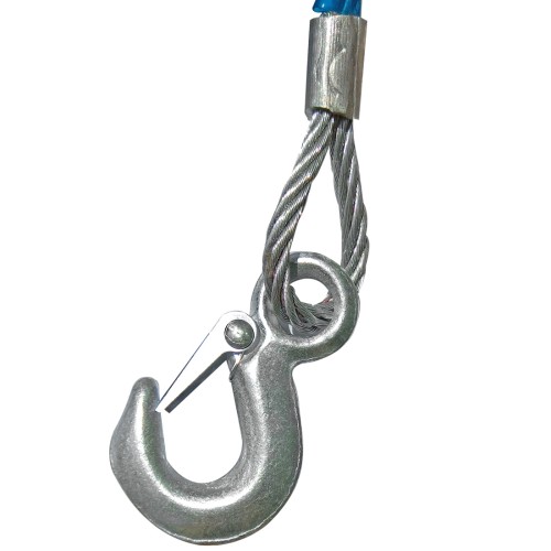 Vontatódrót 5 tonnás bevonattal és karabinerrel