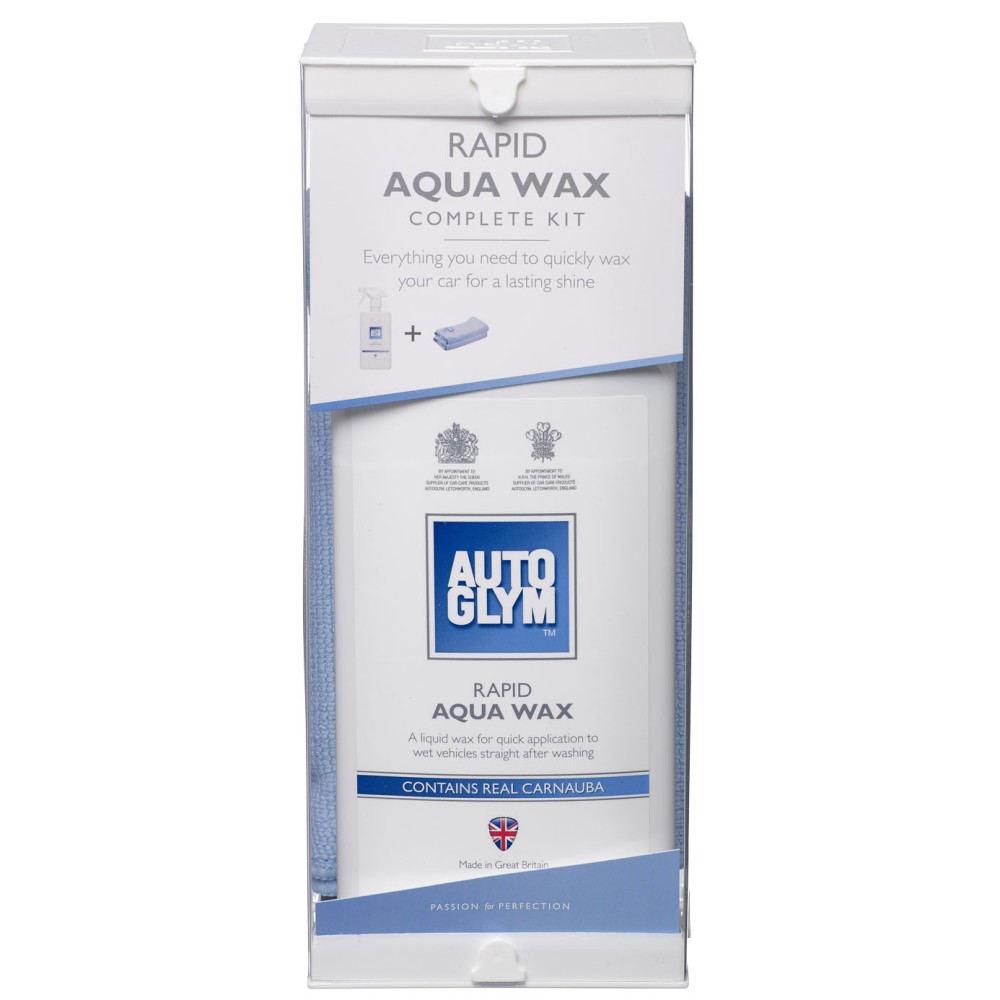 Autoglym Rapid Aqua Wax Kit (vizes karnauba wax spray)