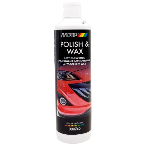 Autópolír és wax 500 ml  Motip 000740