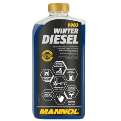 Diesel üzemanyagadalék dermedésgátló (1000 literhez) 1 liter Mannol 9983