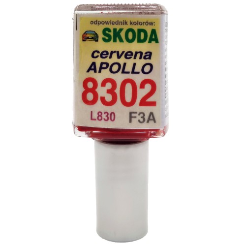 Javítófesték Skoda Apollo piros 8302 L830, F3A Arasystem 10ml