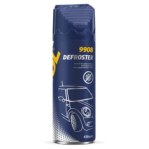 Jégoldó spray kaparófejjel, 450ml Mannol 9908 Defroster