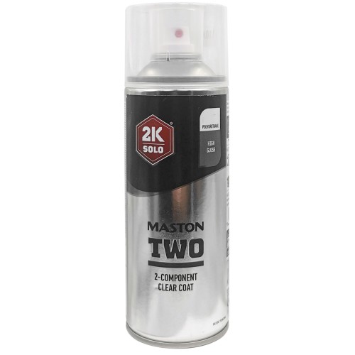 Kétkomponensű 2K színtelen lakk (fényszóró polírozáshoz) 400ml Maston CR20033332