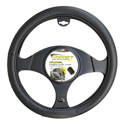 Kormányvédő 37-39cm bőrhatású sima fekete Original 16288