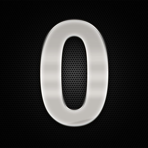 Öntapadó krómhatású műgyantás 0 szám 27 x 27 mm