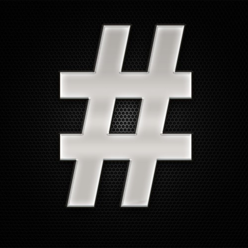 Öntapadó krómhatású műgyantás kettőskereszt írásjel 27 x 27 mm