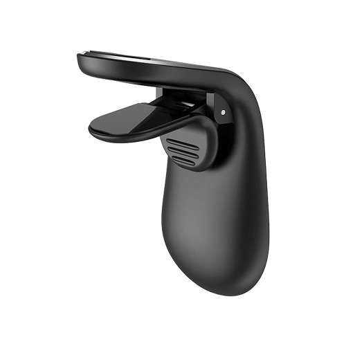 Szellőzőrácsra tehető fekete mágneses telefontartó KlGo 16662