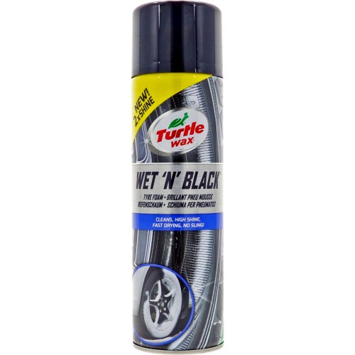 Turtle Wax gumiápoló hab Wet'n Black 500ml 53180