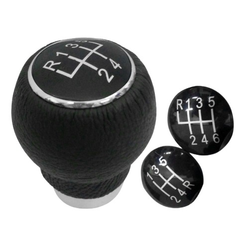 Váltógomb fekete bőrből, sebességjelöléssel (5 és 6 fokozat ) Street 17440 