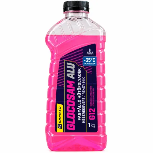 Fagyálló hűtőfolyadék, készrekevert (piros) -35°C, G12, Samato Glicosam Alu 1kg