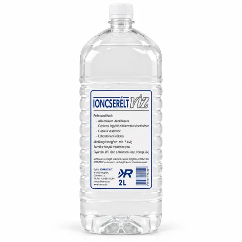 Ioncserélt víz 2 liter XR