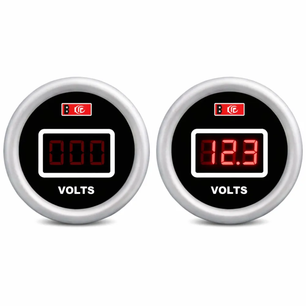 Műszer, digitális feszültség mérő, 52mm, DGT8801