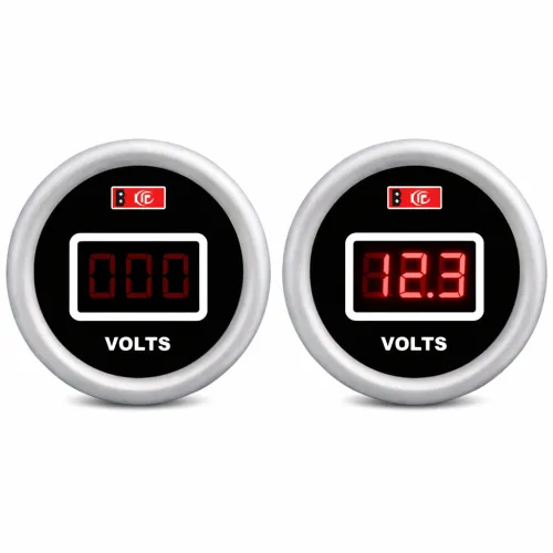 Műszer, digitális feszültség mérő, 52mm, DGT8801