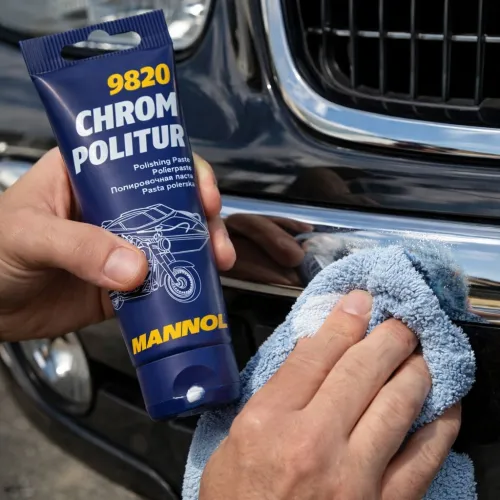 Krómtisztító ápoló paszta 100g Mannol 9820