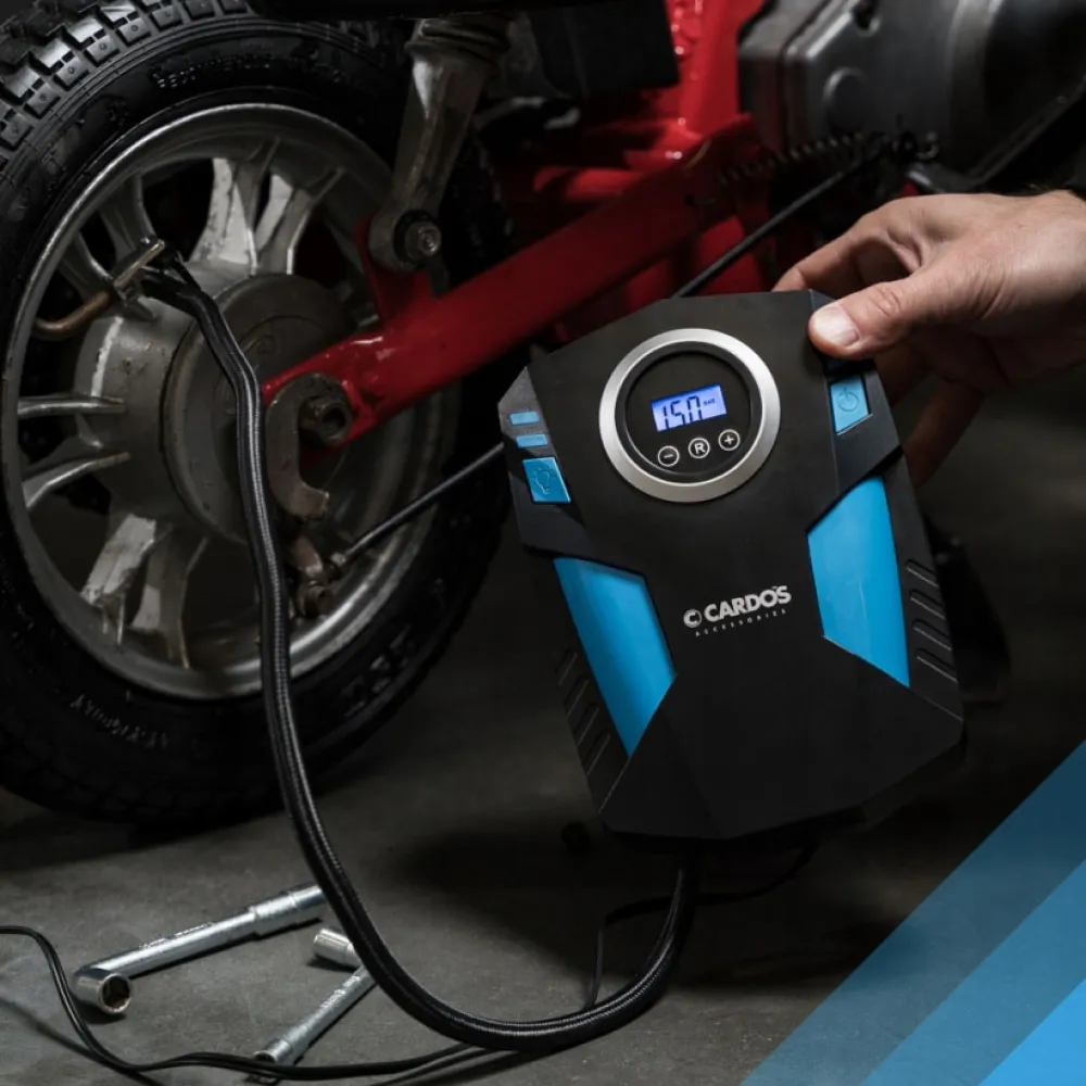 Kompresszor, 12V/150PSI 35l/perc K2 Cardos AA406