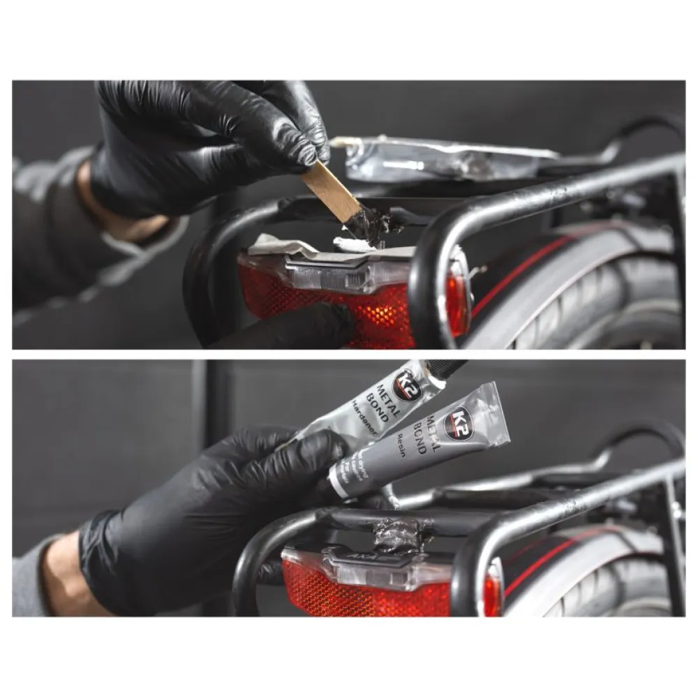 Kétkomponensű gyorskötésű epoxi fém ragasztó 57g, K2 Metal Bond B116N