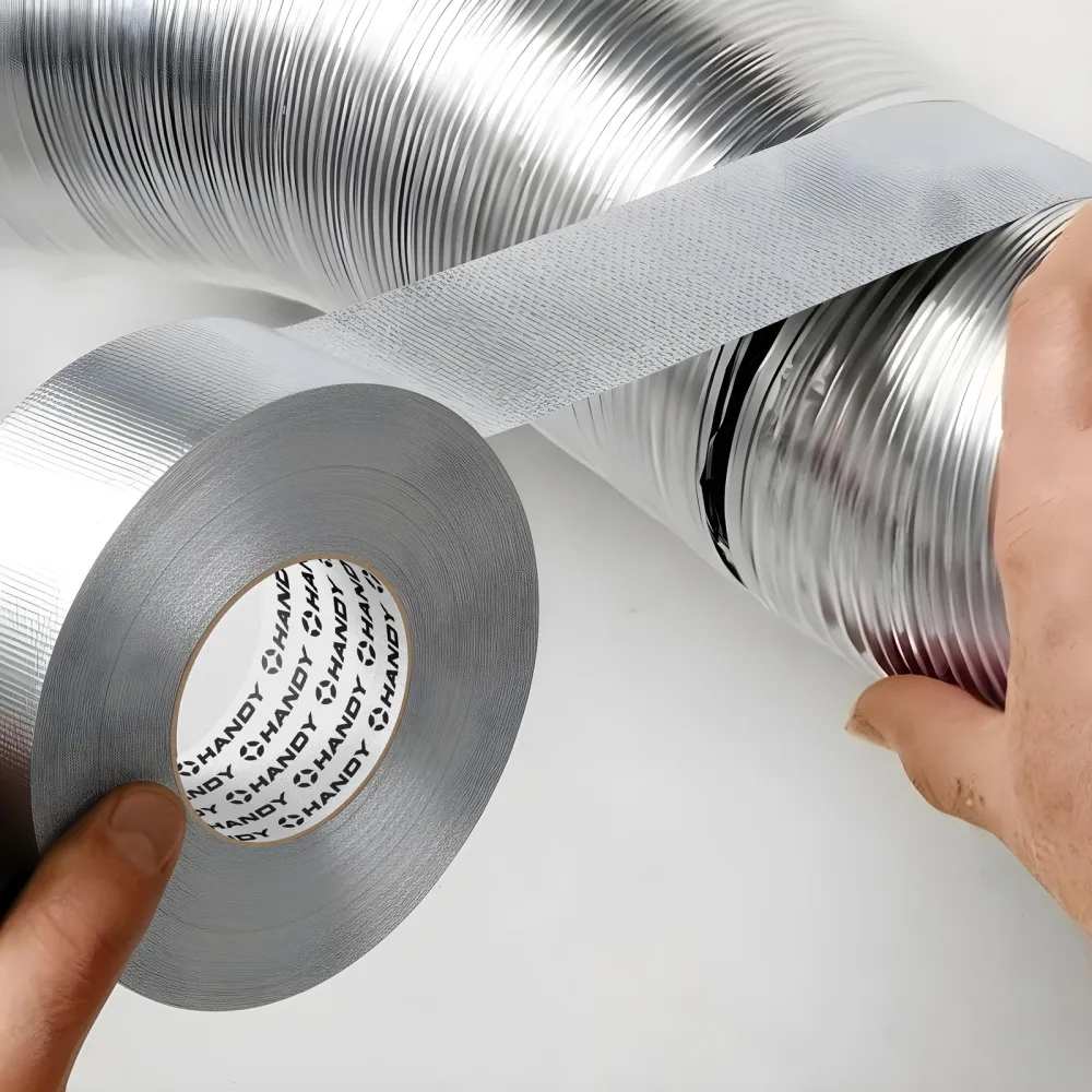 Üvegszál alapú alaumínium ragasztószalag 50 m, 50mm, Handy 11066