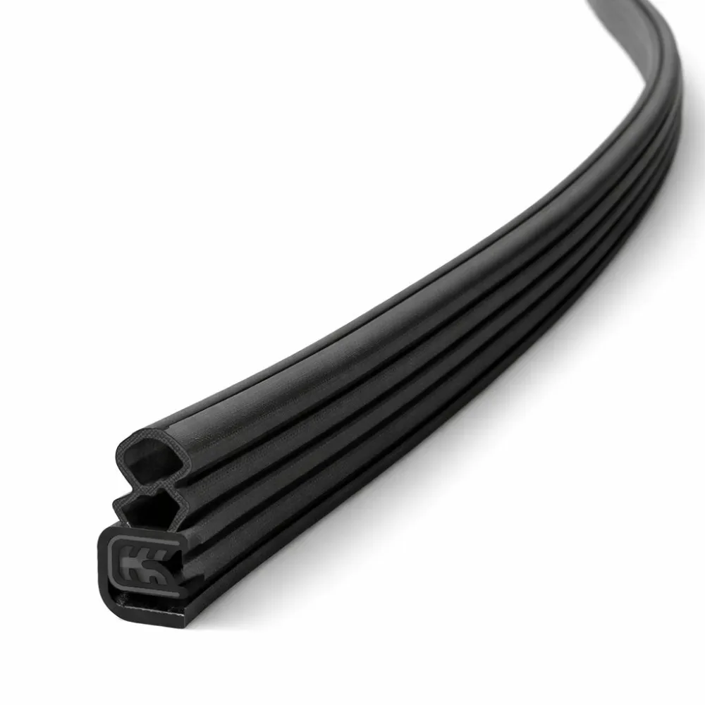 Ajtó kéder, univerzális ajtótömítő gumi nyugati típusú, tripla profilú