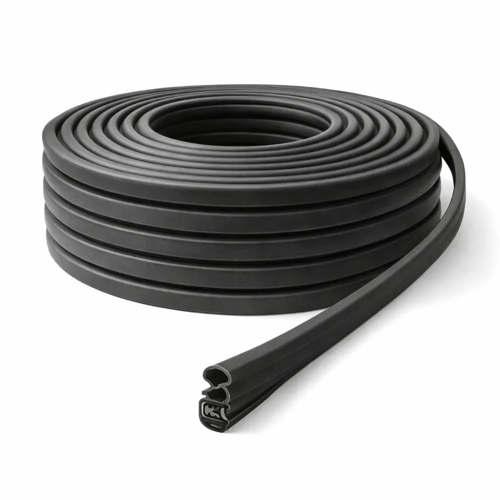 Ajtó kéder, univerzális ajtótömítő gumi nyugati típusú, tripla profilú