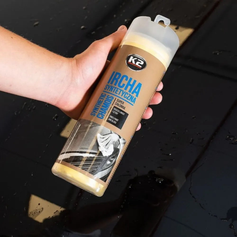 Kendő, nedvszívó, szintetikus szarvasbőr 66 x 43 cm, K2 Ircha M405