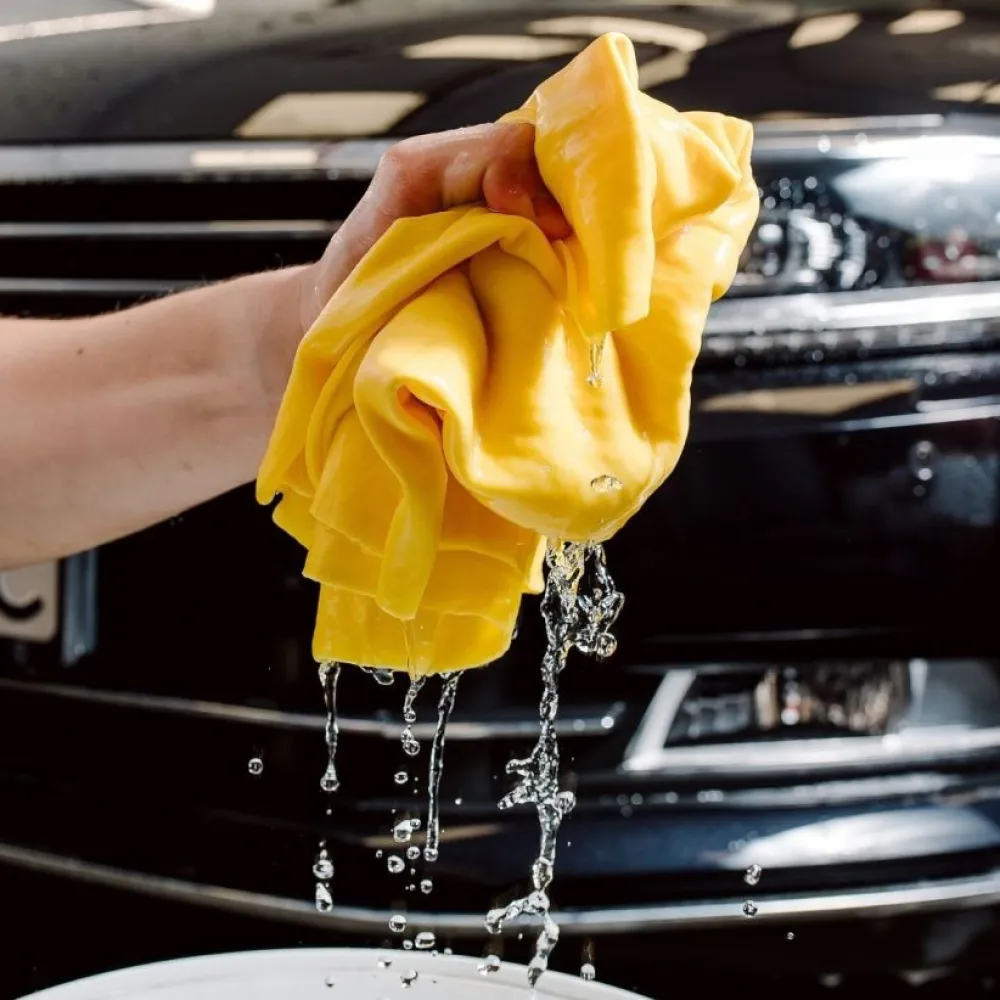 Kendő, nedvszívó, szintetikus szarvasbőr 66 x 43 cm, K2 Ircha M405