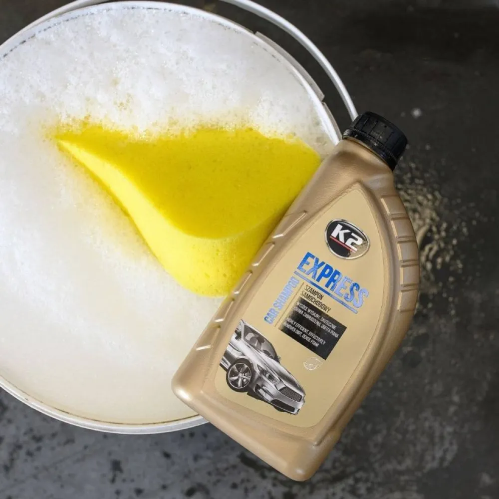 Autósampon akár 50 mosáshoz, 1 liter K2 Express K131