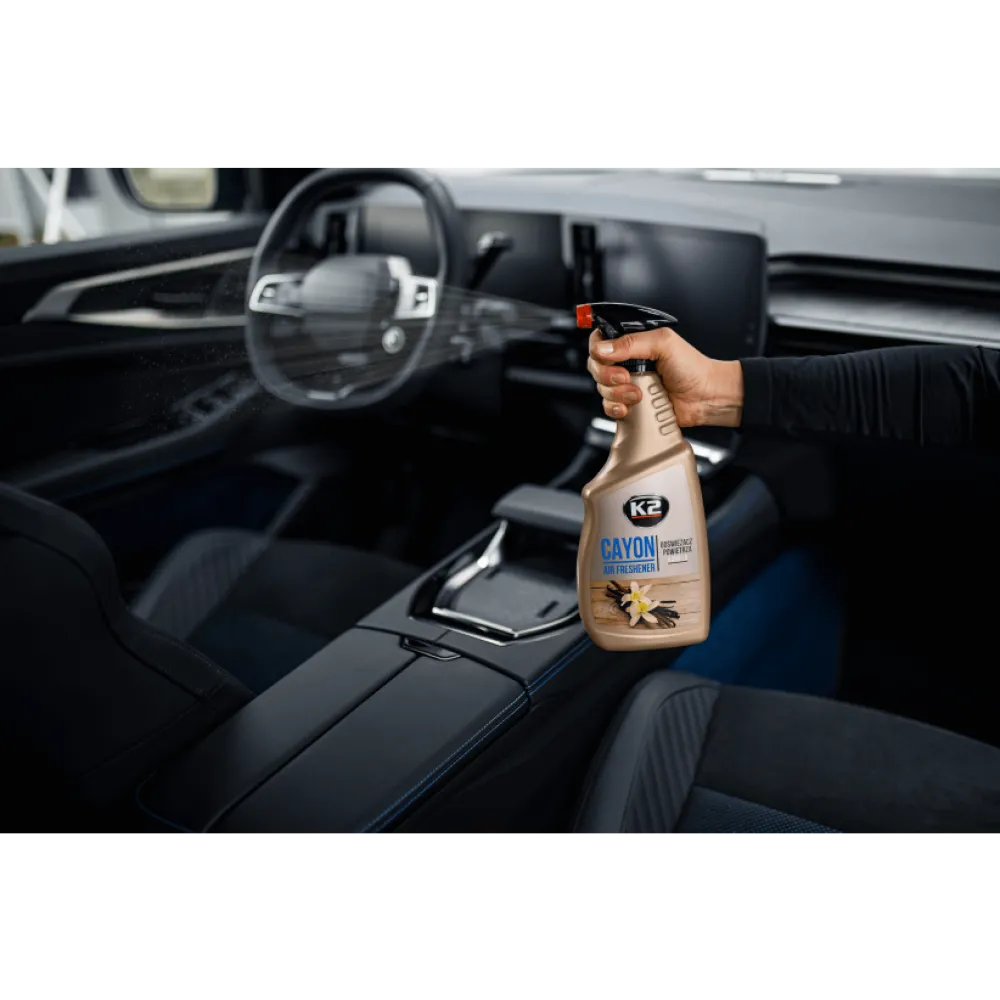 Légfrissítő spray vanília illatú, autóba, otthonra 700 ml K2 Cayon vanília M115VM