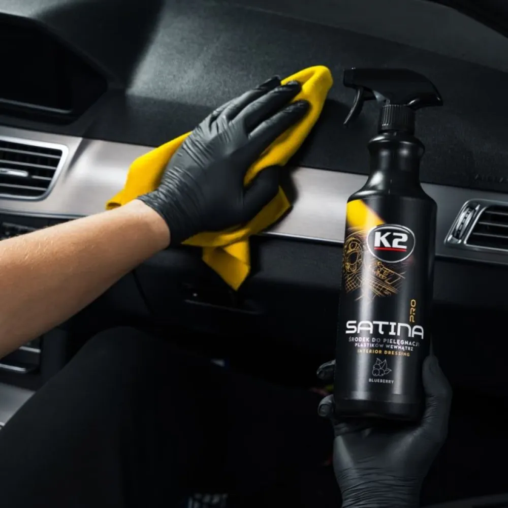 Műszerfalápoló pumpás spray 1 liter K2 Satina Pro Bluberry D5001