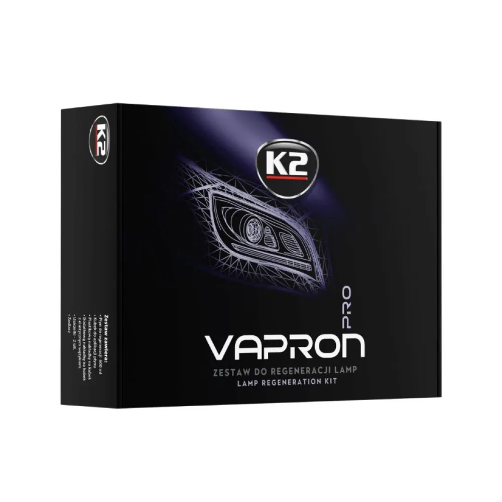 Fényszóró felújító gőzölő készlet, K2 Vapron Pro D7900