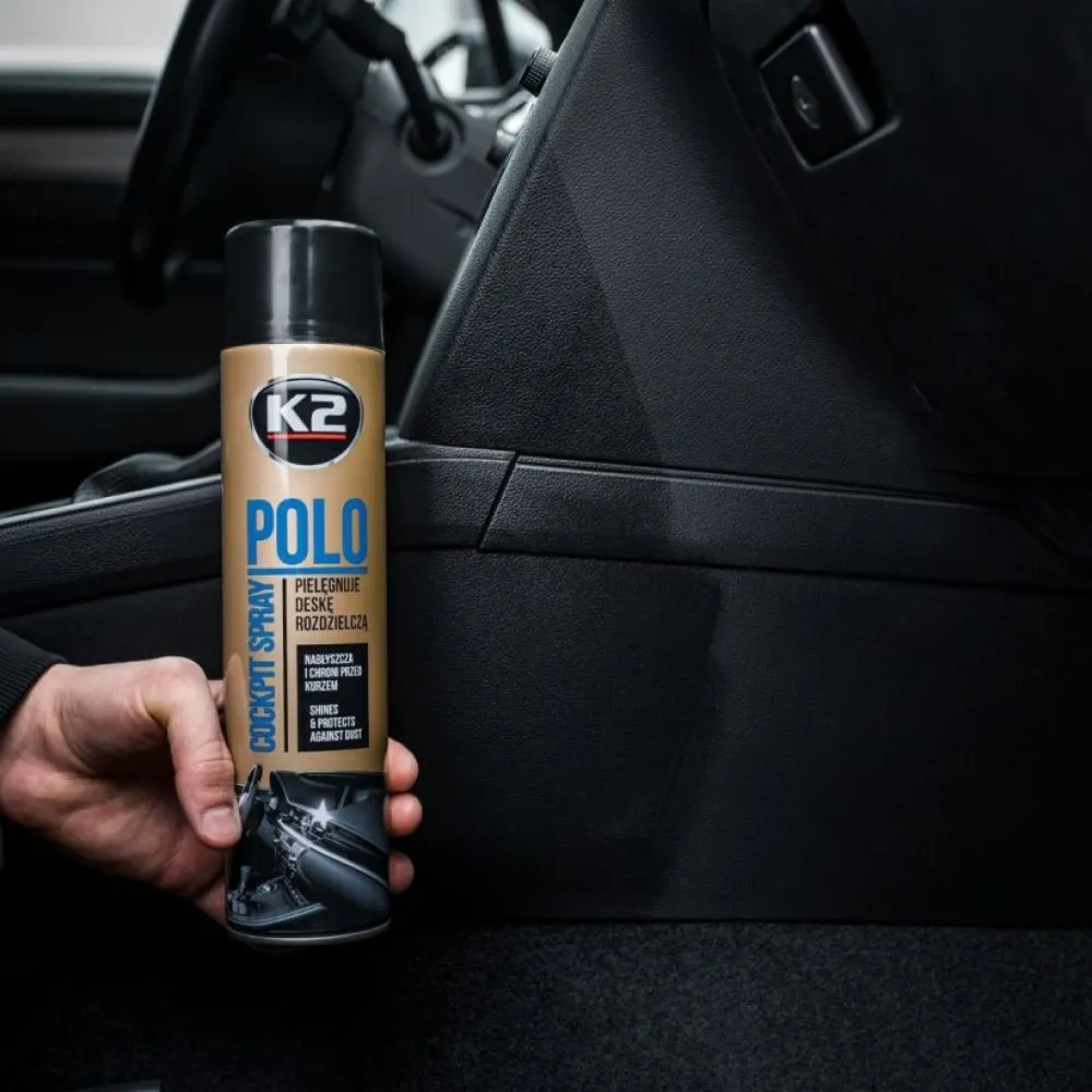 Műszerfalápoló spray eper 750ml K2 Polo Cockpit K4070