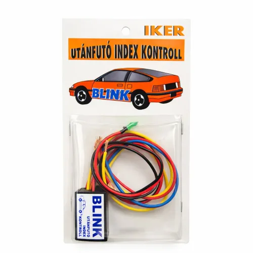 Utánfutó visszajelző index kontrol, LED-el, Blink Iker, 2 körös