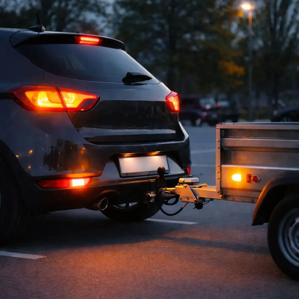 Utánfutó visszajelző index kontrol, LED-el, Blink Iker, 2 körös