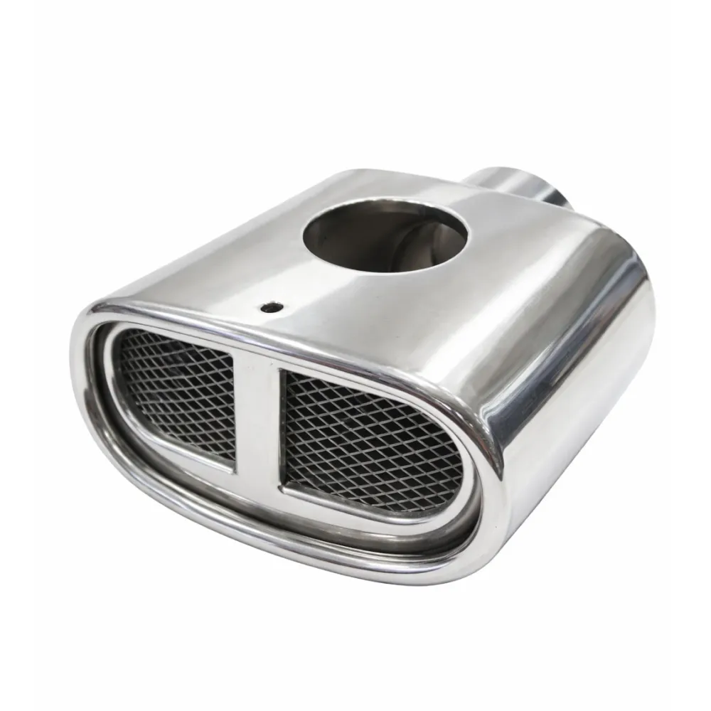 Kipufogóvég, ovális, dupla, 50 mm-es csőre, KPV-HJH008