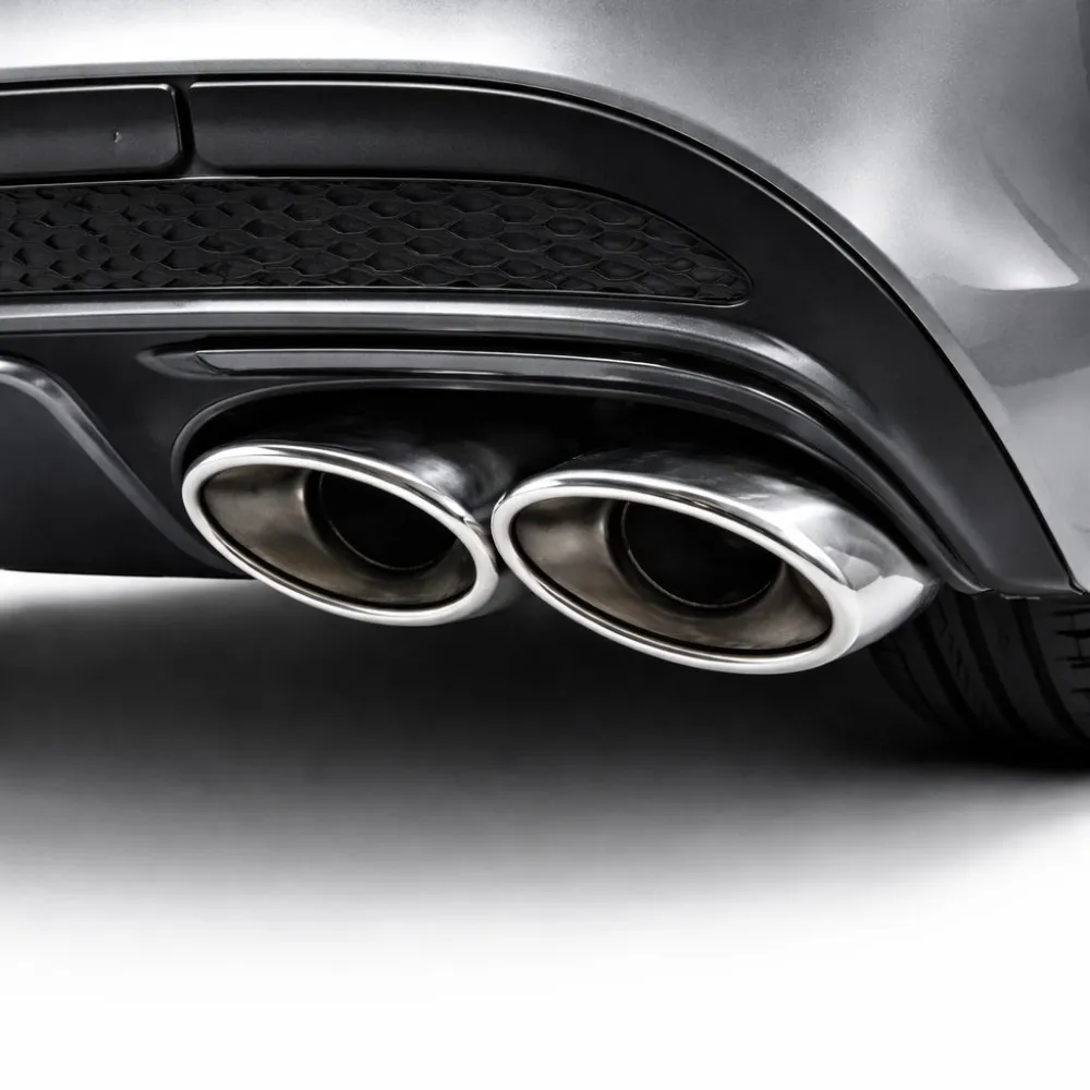 Kipufogóvég, dupla, 50 mm csőre, AMG design, KPV-HJH3010
