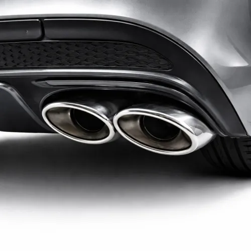 Kipufogóvég, dupla, 50 mm csőre, AMG design, KPV-HJH3010