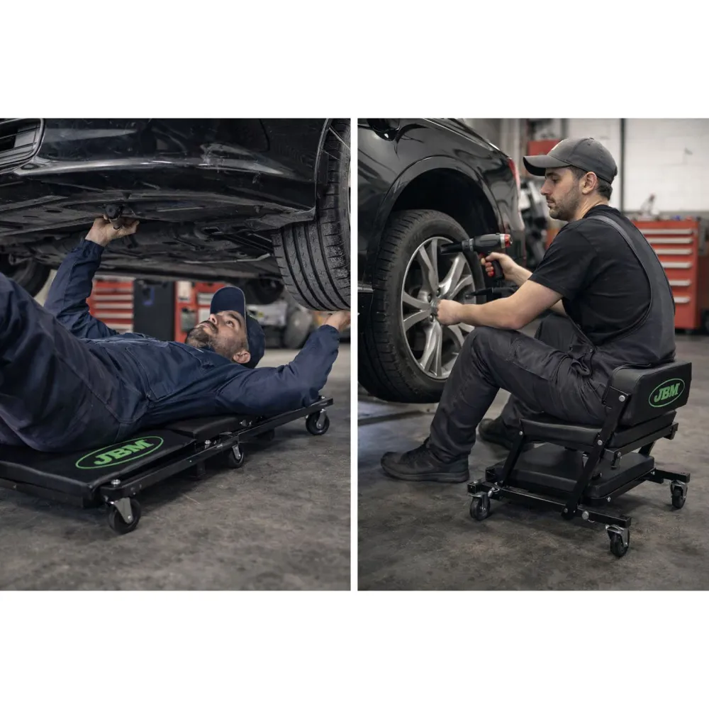 Aláfekvő, műhelyszék 2:1-ben, kerékkel, JBM 53211