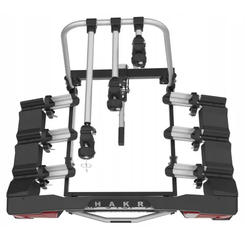 Kerékpártartó vonóhorogra 3db kerékpárhoz, prémium, Hakr Trip 3 Top Plus