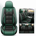 Üléshuzat szett, PU bőr, zöld-fekete, Sonsang Prémium