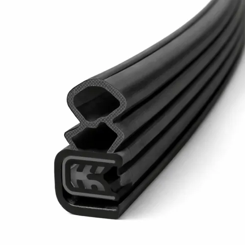 Ajtó kéder, univerzális ajtótömítő gumi nyugati típusú, tripla profilú