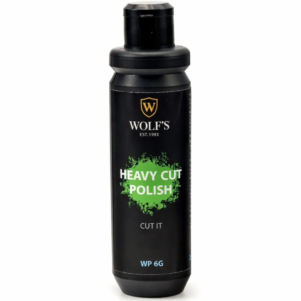 Autópolír, extra erős, vágópolír 225 ml, Wolf WP 6G HEAVY CUT POLISH – CUT IT