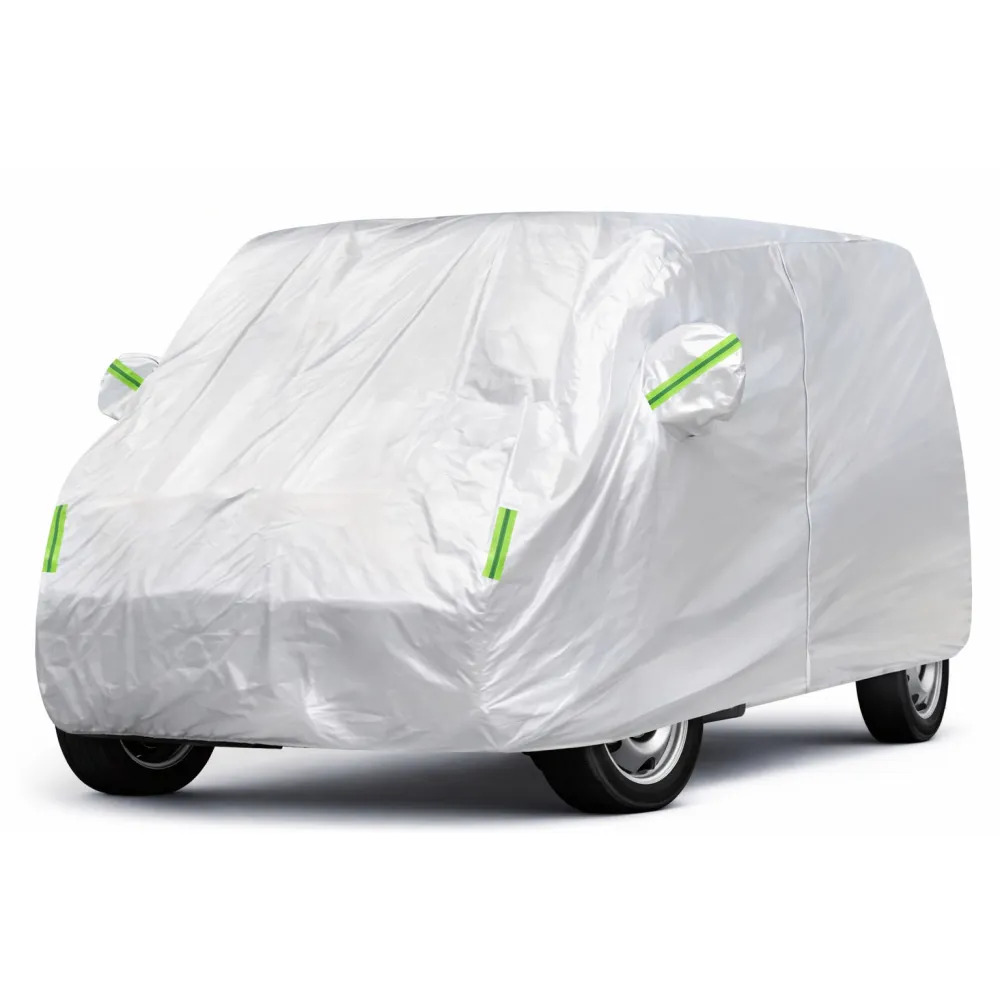 Autótakaró ponyva, kis busz, 580 x 200 x 170 cm, 3 rétegű, cipzáras, Autolife 68146