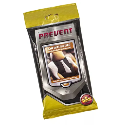 Kárpittisztító nedvesített kendő 20db-os, Prevent