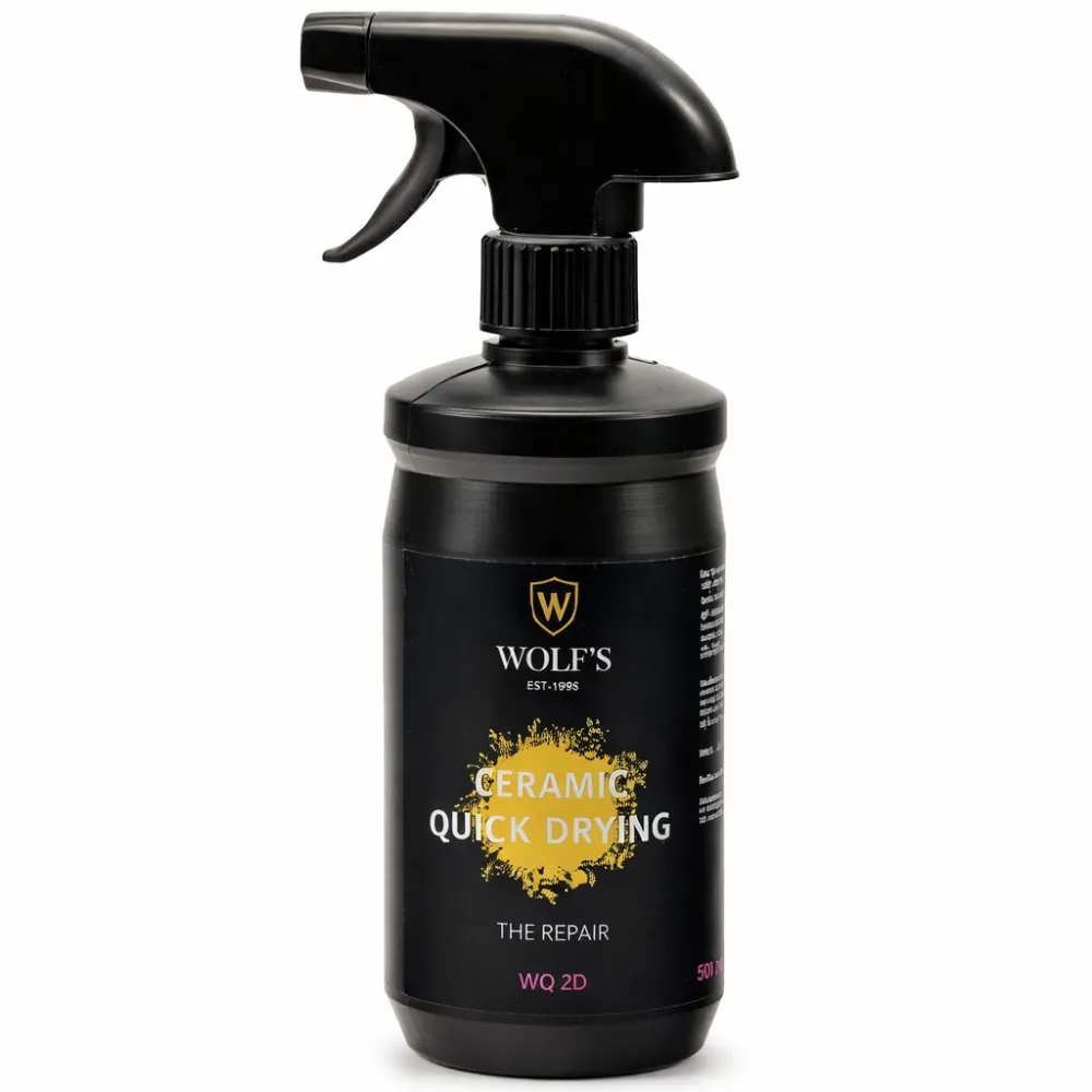Kerámia bevonató, gyorsszárító spray 500 ml, Wolf WQ 2D CERAMIC QUICK DRYING – THE REPAIR