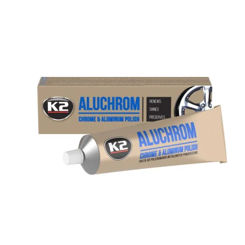Króm- és fém fényesítő polírkrém 120 g. K2 Aluchrome K003