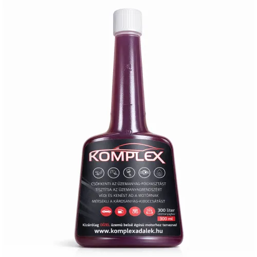 Motor tisztító és vitalizáló üzemanyag adalék (dízel) 300 ml, Komplex