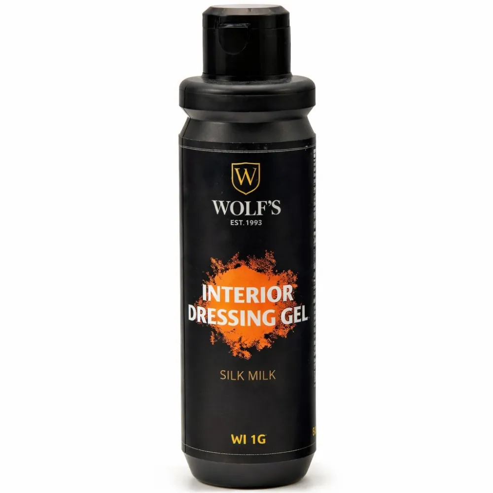 Műszerfal- és műanyagápoló gél, selyem fényű 225 ml, Wolf WI 1G Interior Dressing gel - SILK MILK