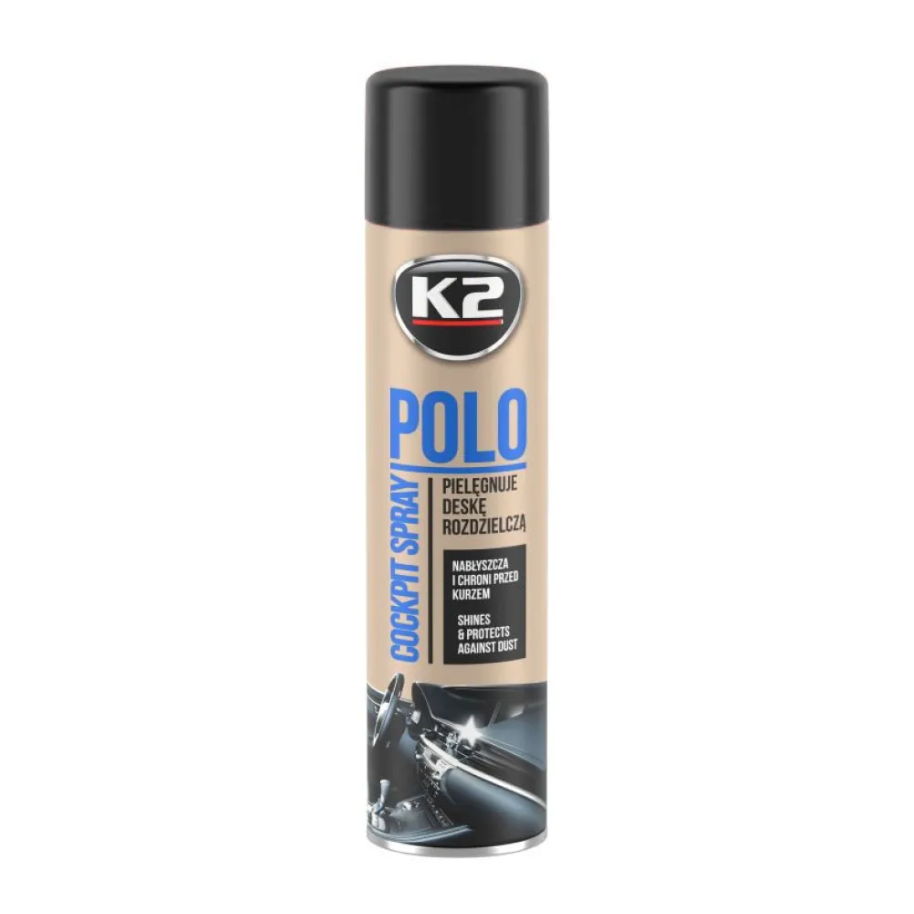 Műszerfalápoló spray vanilia 750ml K2 Polo Cockpit K4070