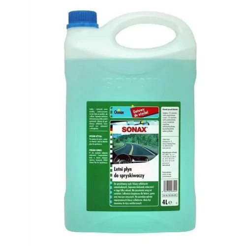 Nyári szélvédőmosó folyadék 4 liter, Sonax Ocean Fresh