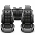 Üléshuzat szett, PU bőr, szürke-fekete, Sonsang, Prémium