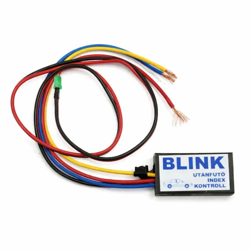Utánfutó visszajelző index kontrol, LED-el, Blink 1 körös